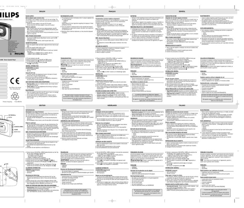 Philips AQ6485/00 Instructions for use