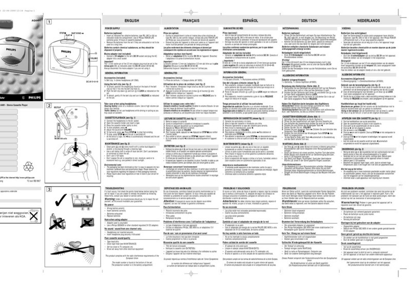 Philips AQ6411/00 user manual