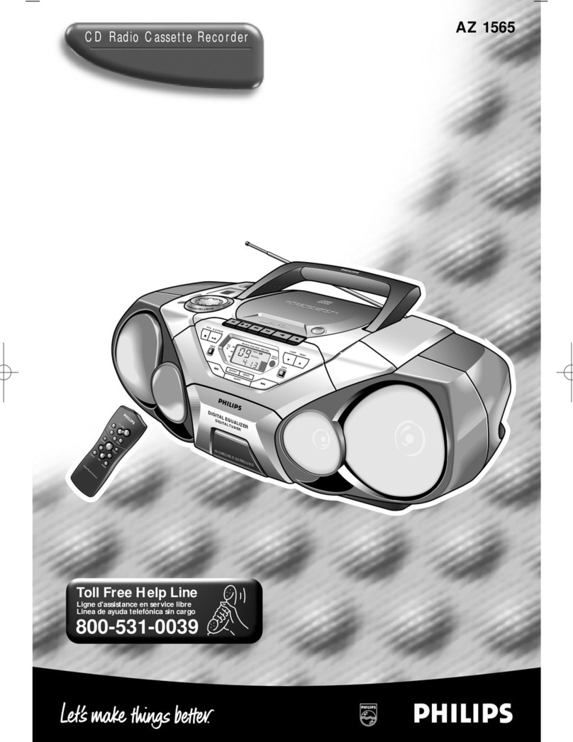 Philips AZ1565/17 user manual