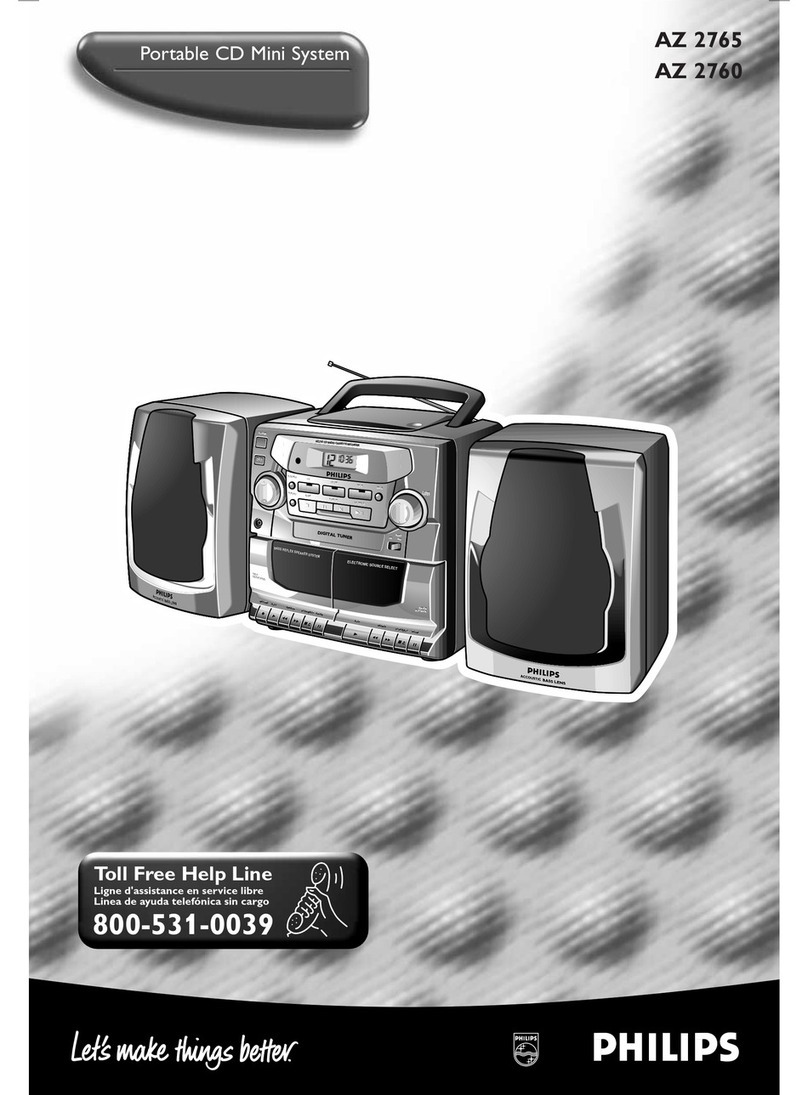 Philips AZ2760/17 User manual