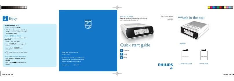 Philips AJB4500/05 quick start guide