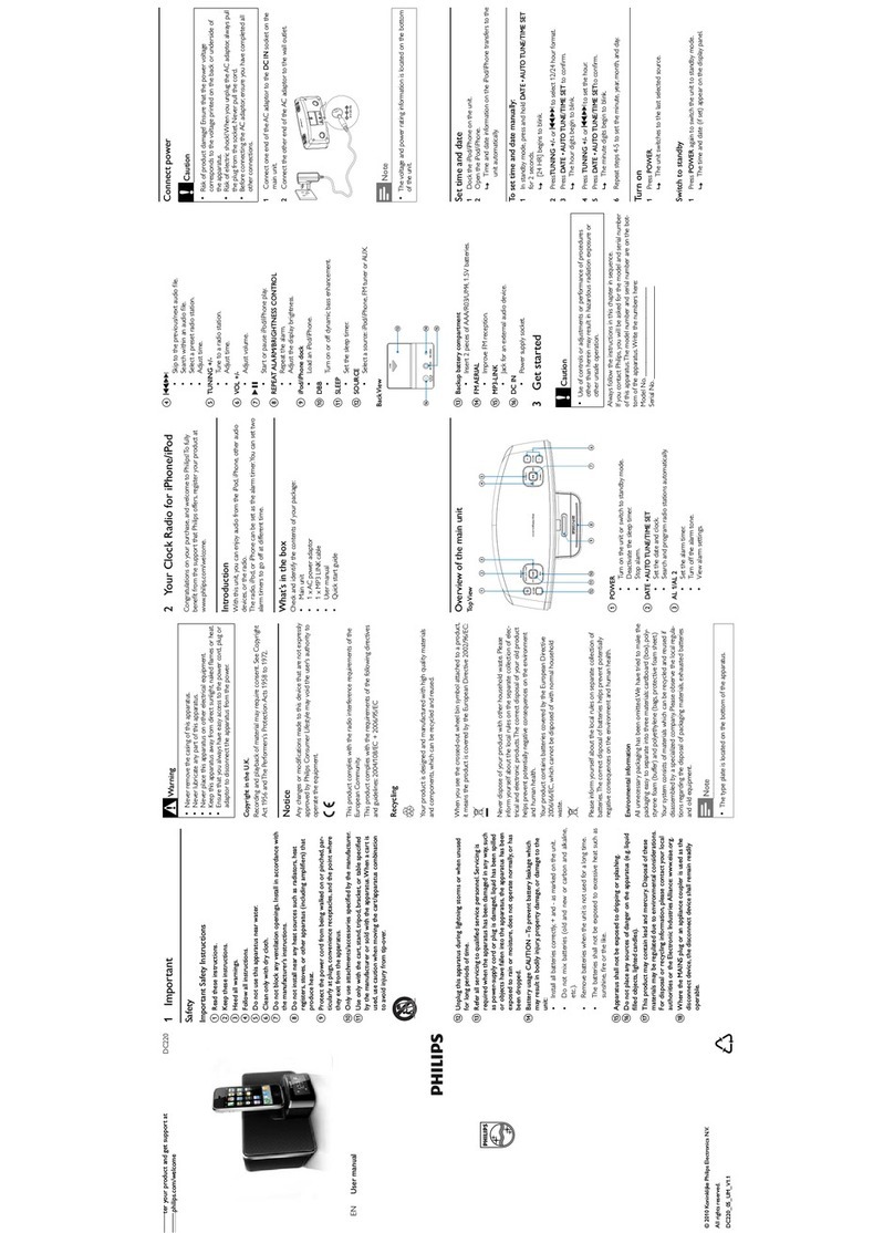 Philips DC220 User manual