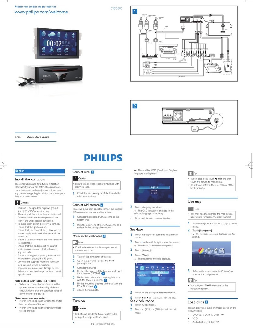 Philips CID3683/93 quick start guide