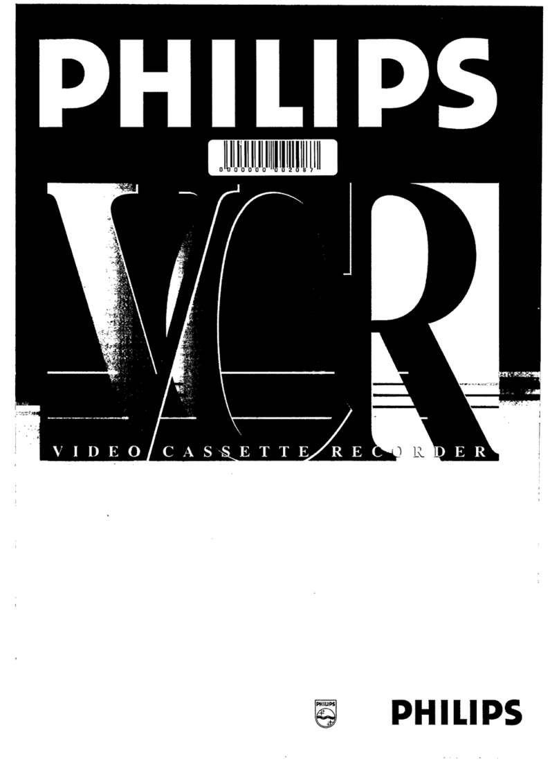 Philips VR 656 operating manual