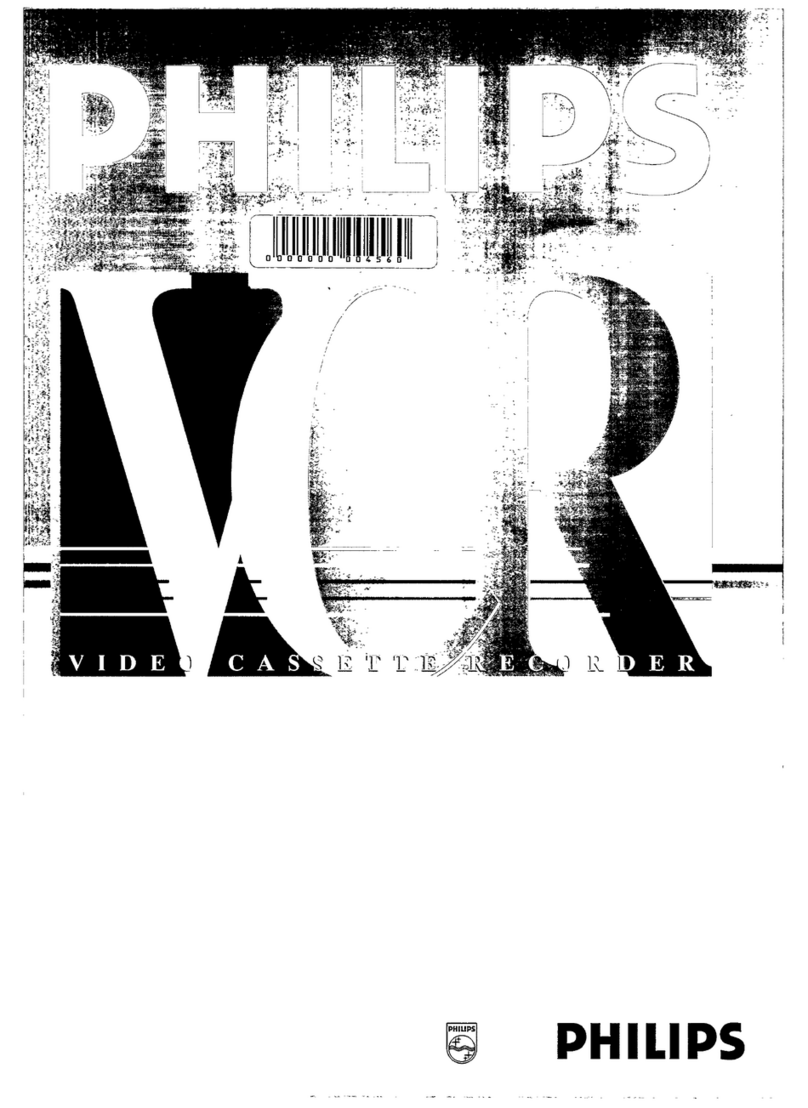 Philips VR 256 User manual