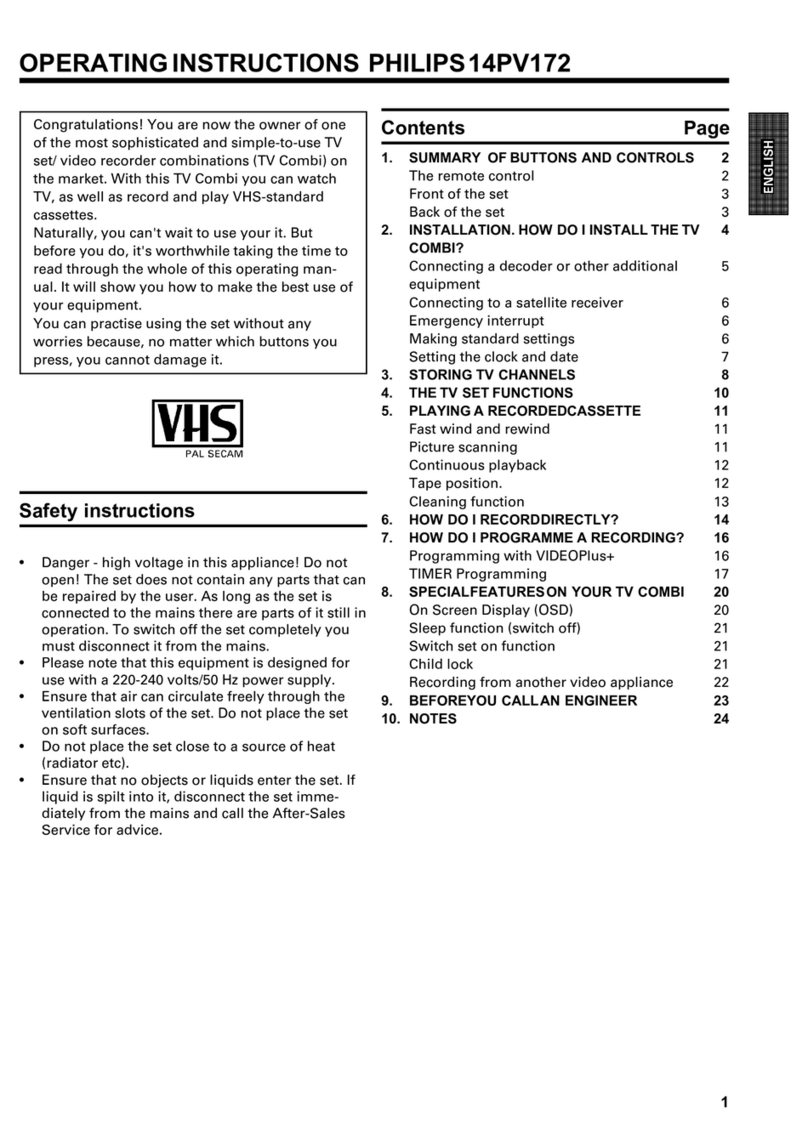 Philips 14PV172/05 User manual