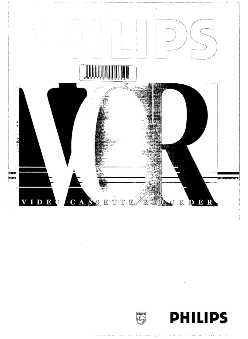 Philips VR165/05 User manual