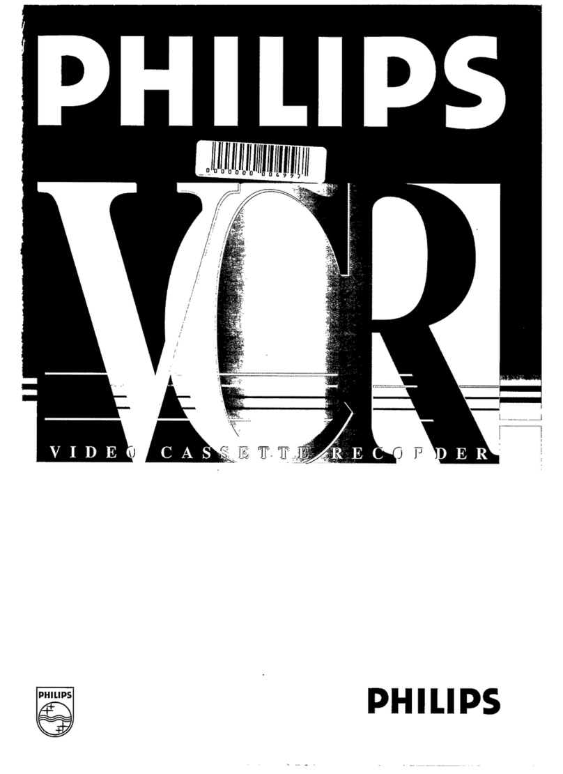 Philips VR332 User manual