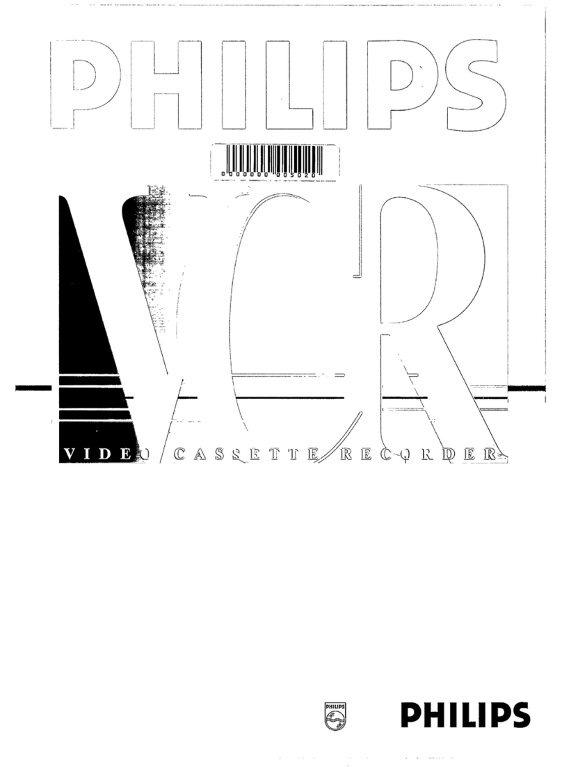 Philips VR422/05 operating manual