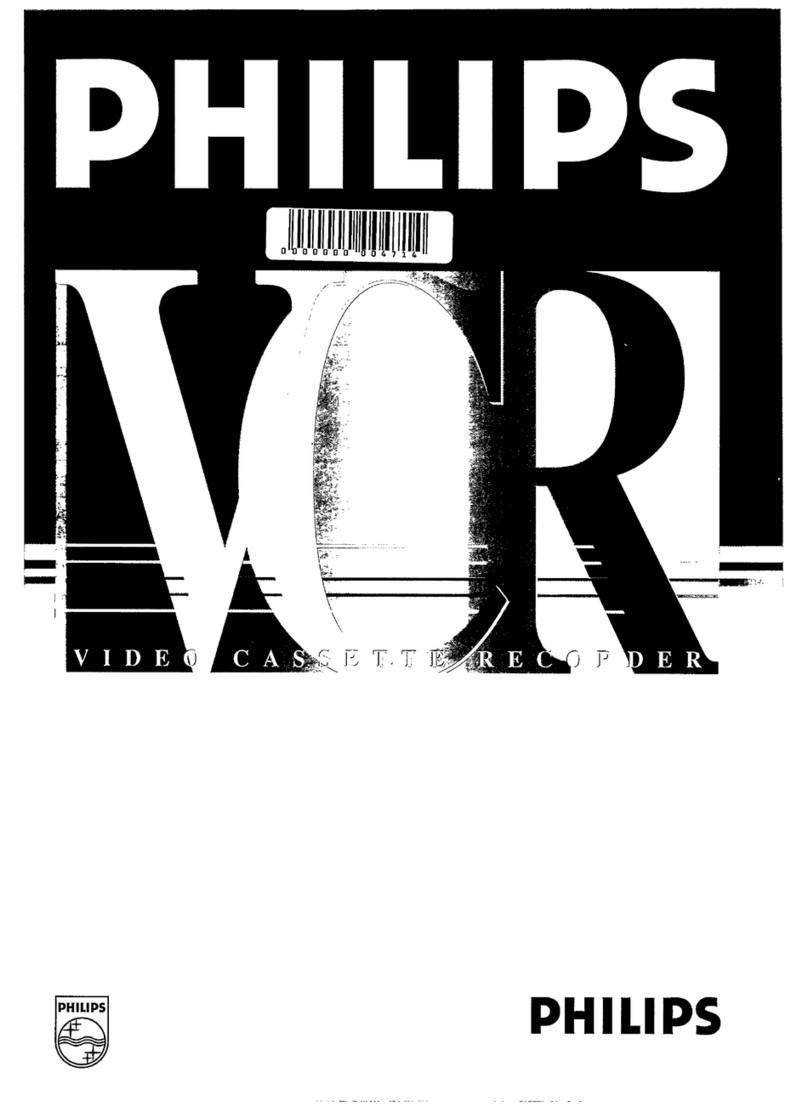 Philips VR323 User manual