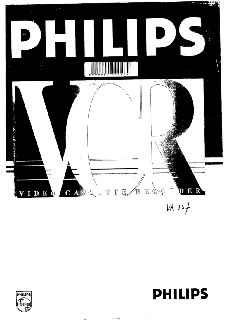 Philips VR 337 User manual