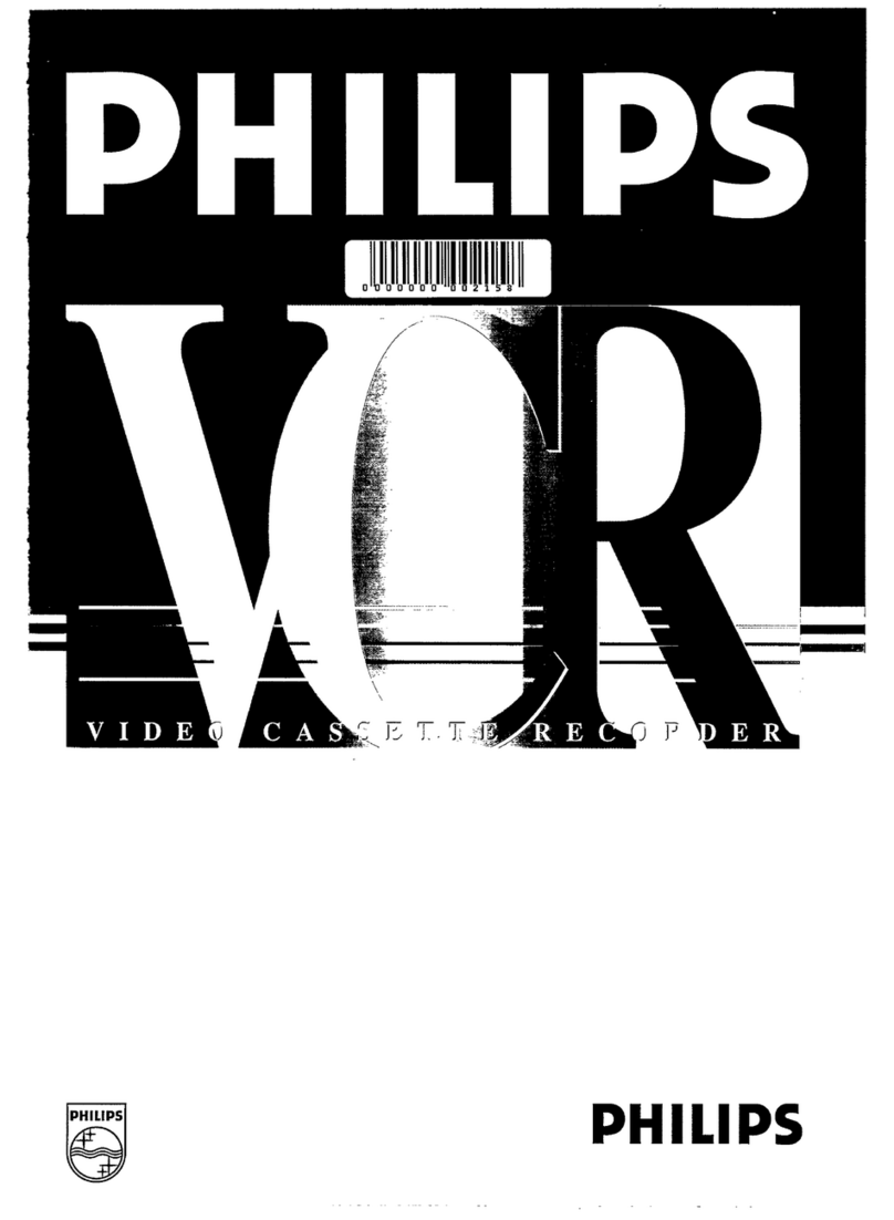 Philips VR 833 User manual Philips VR 833 User manual