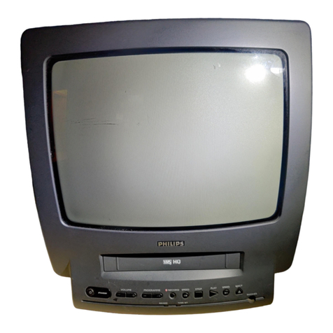 Philips 14TVCR240/05 operating instructions