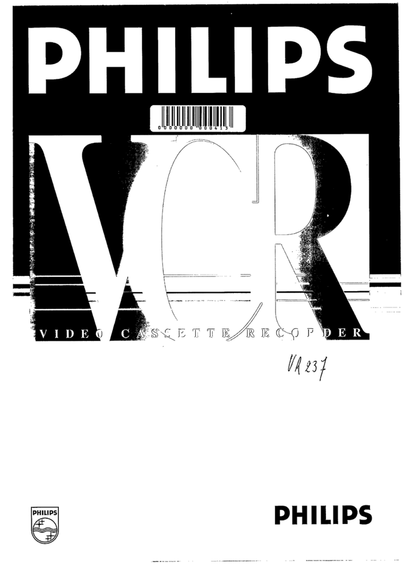Philips VR 237 User manual