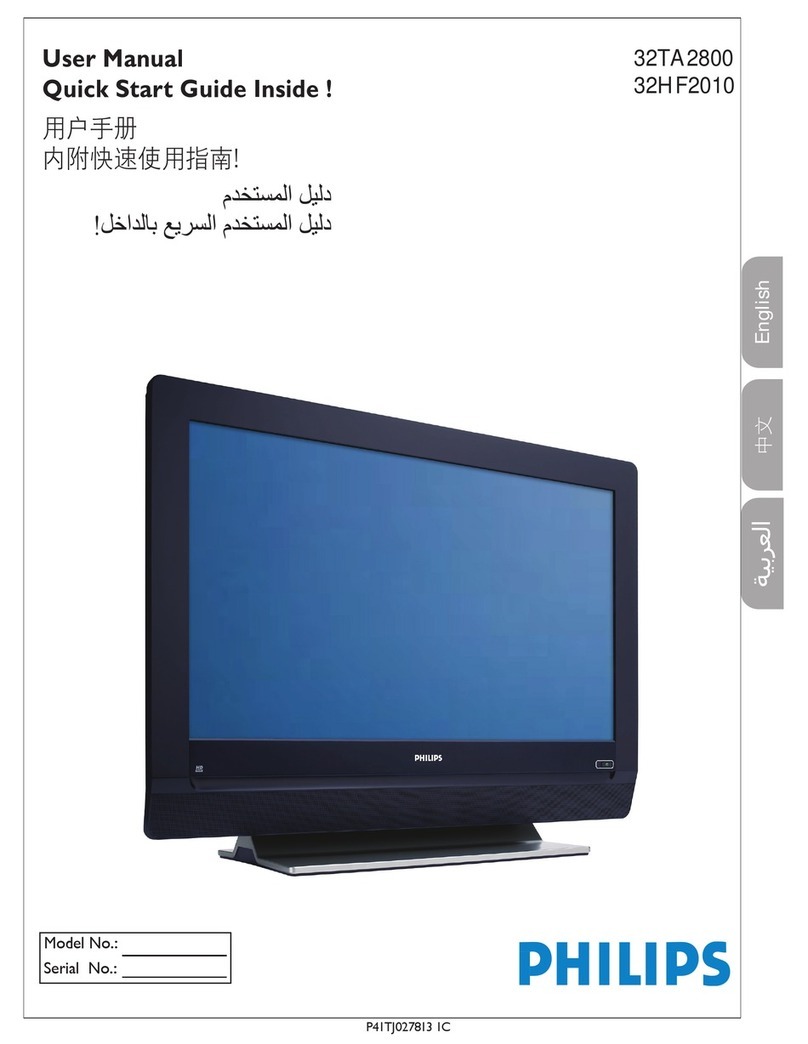 Philips 32HF2010/97 User manual