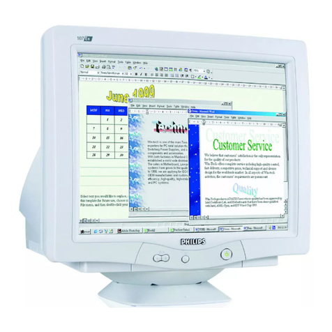 Philips 107E21/25H User manual