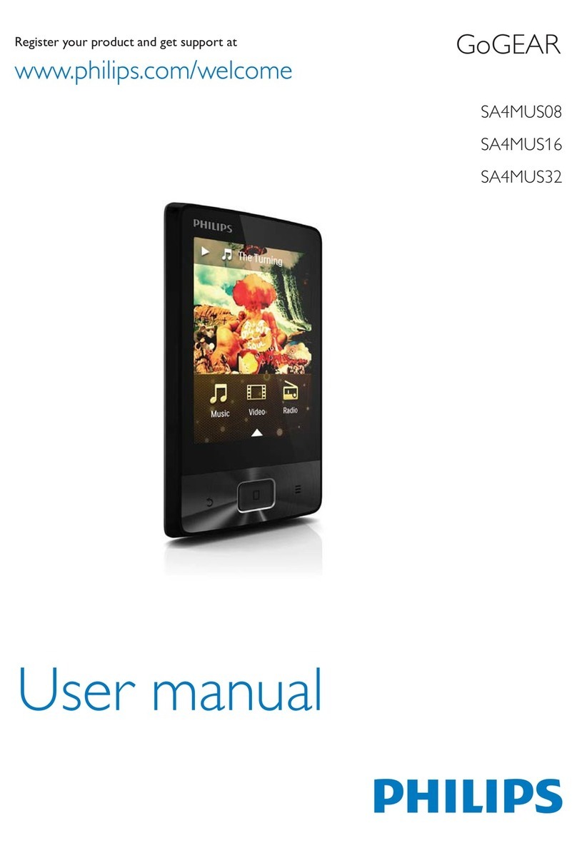 Philips SA4MUS08KF/97 User manual