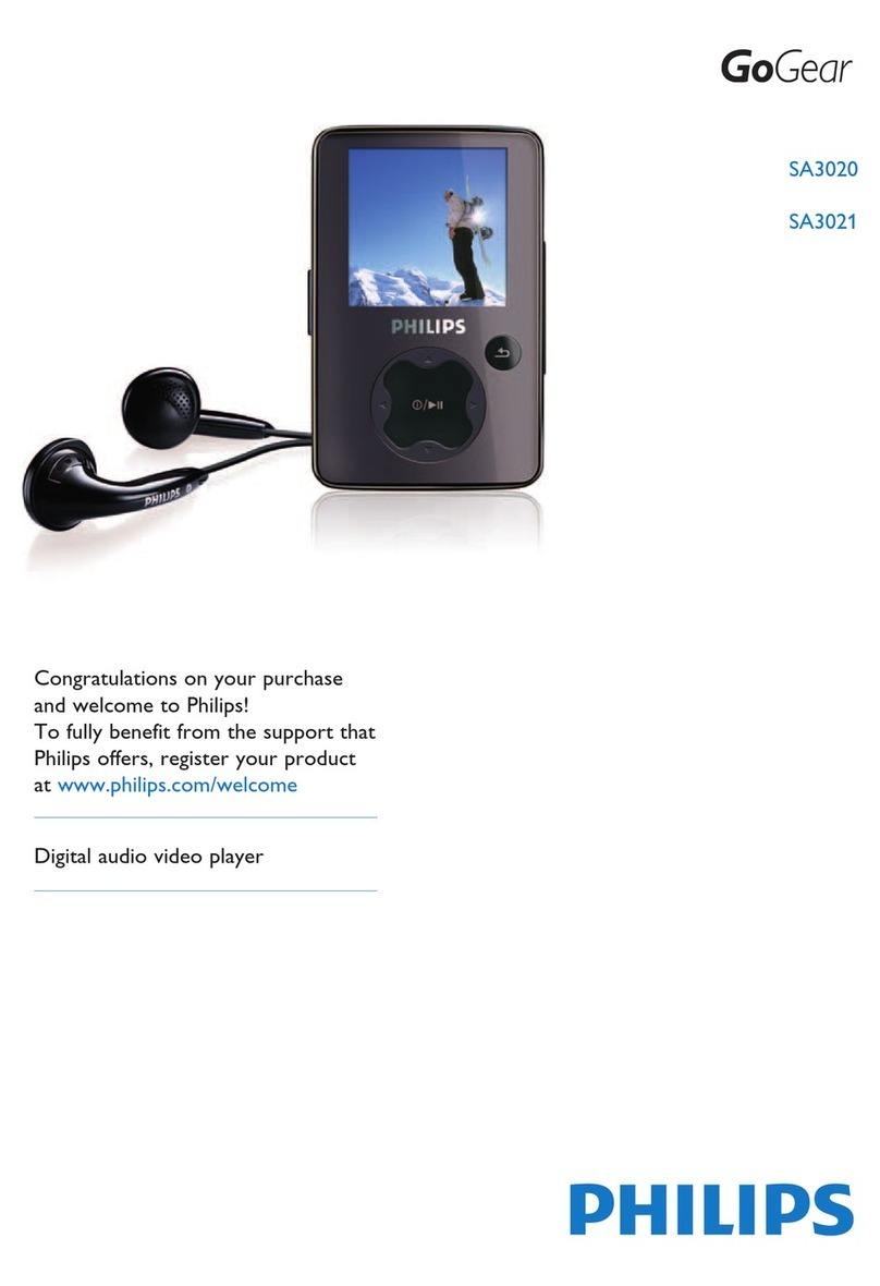 Philips SA3021C/37B User manual