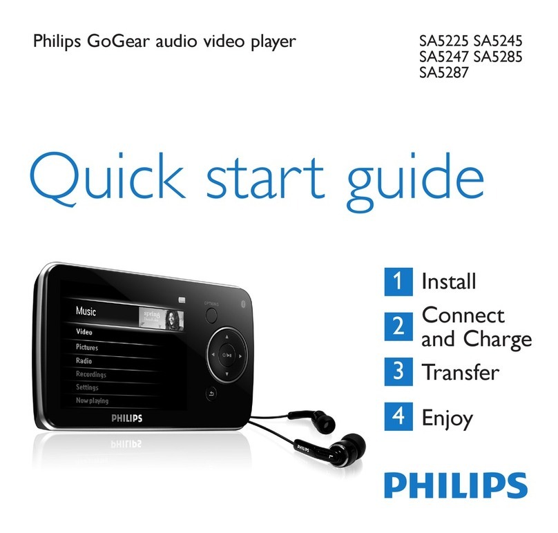 Philips SA5295/02 User manual