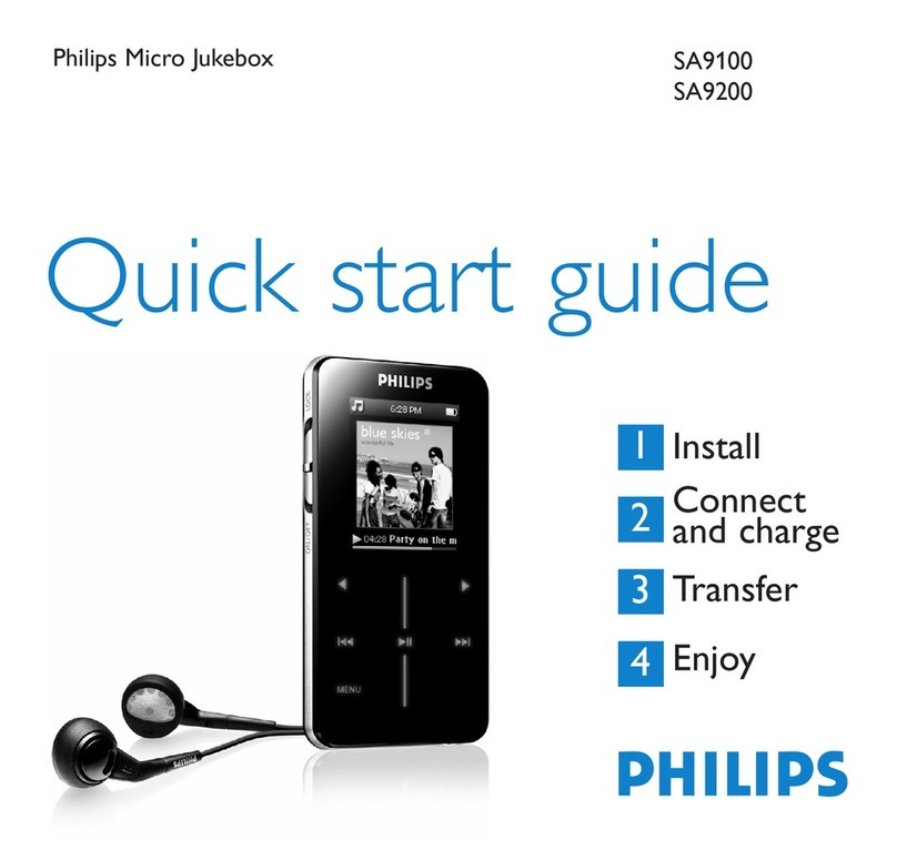 Philips SA9200/00 User manual