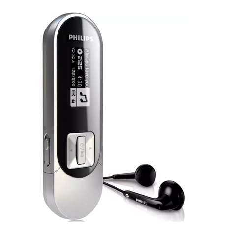 Philips SA011108S/02 User manual