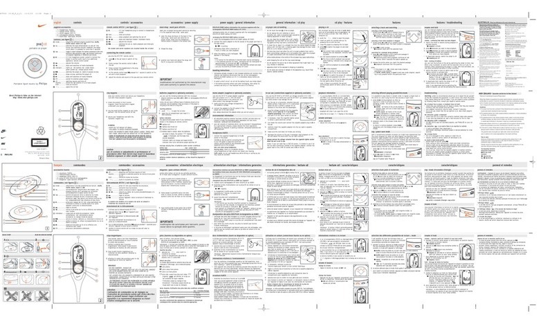 Philips psa[cd ACT500 User manual
