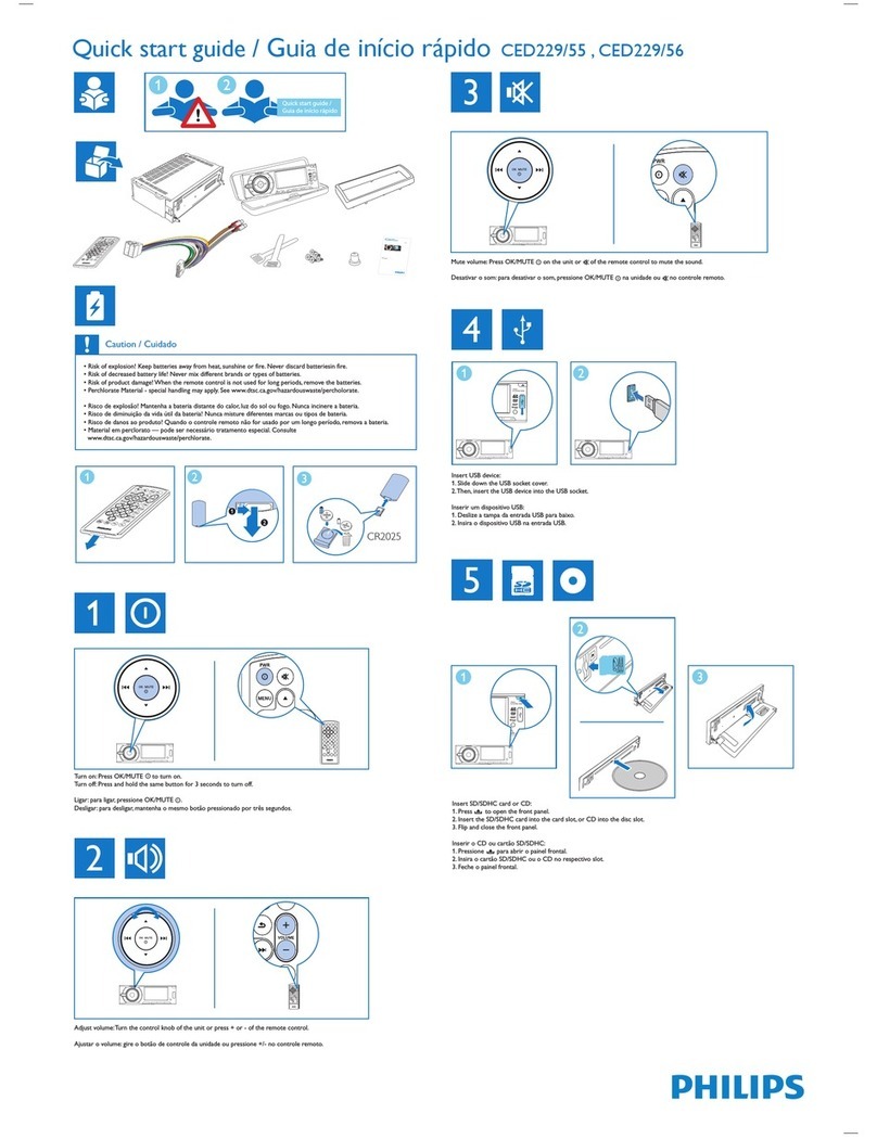 Philips CED229/55 User manual
