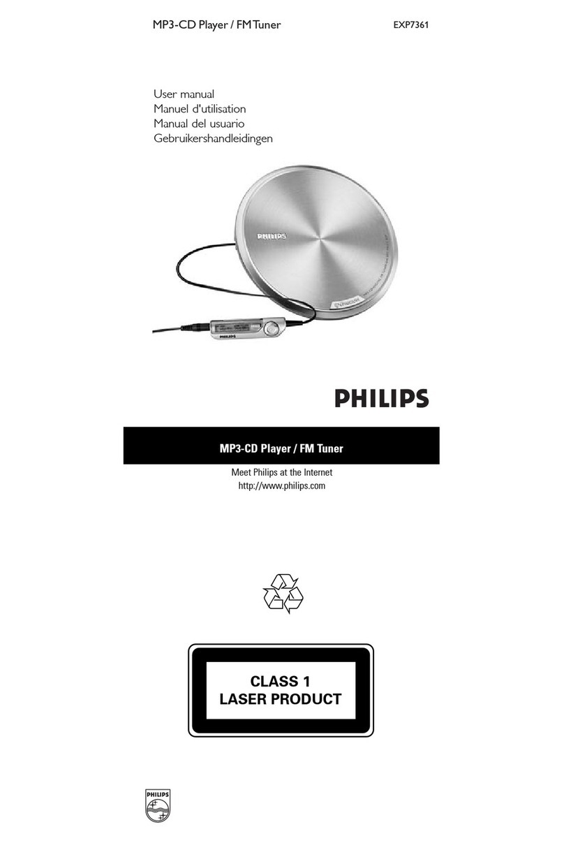Philips EXP7361 User manual