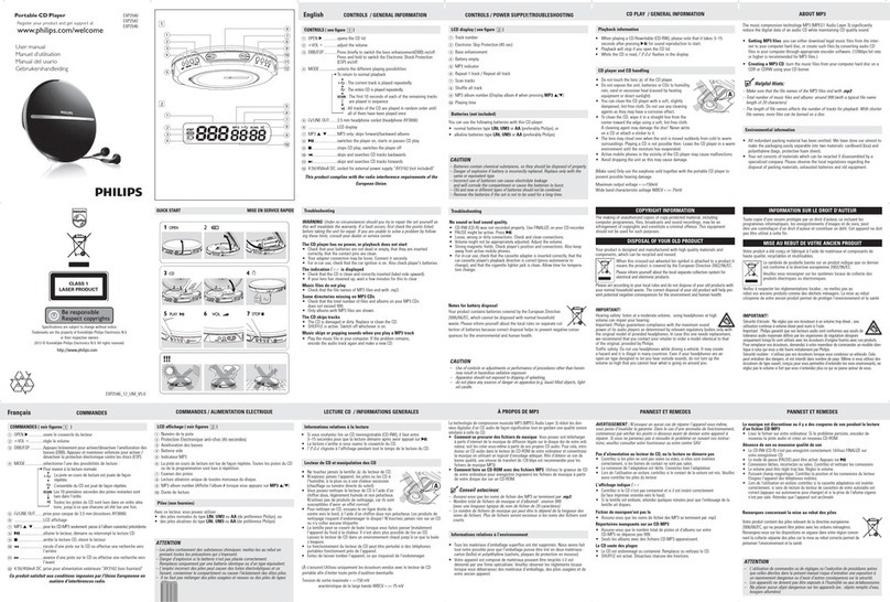 Philips EXP2540 User manual
