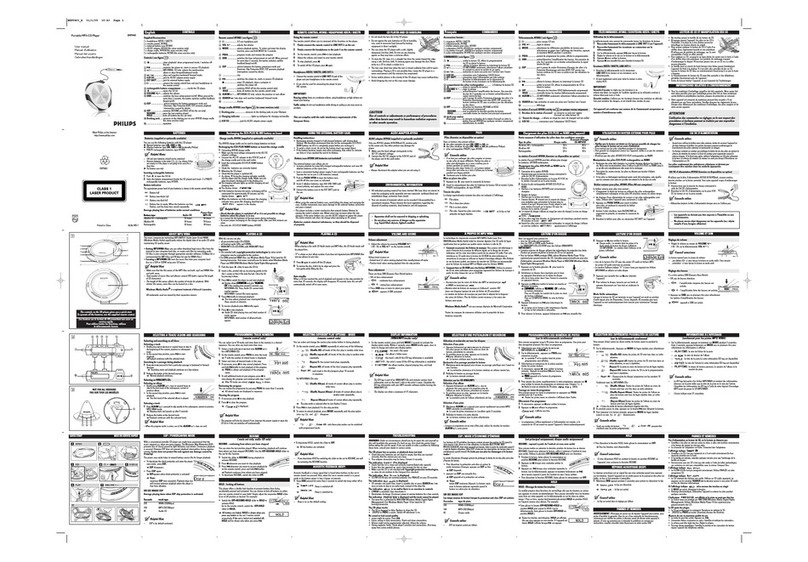 Philips EXP5463/05 User manual