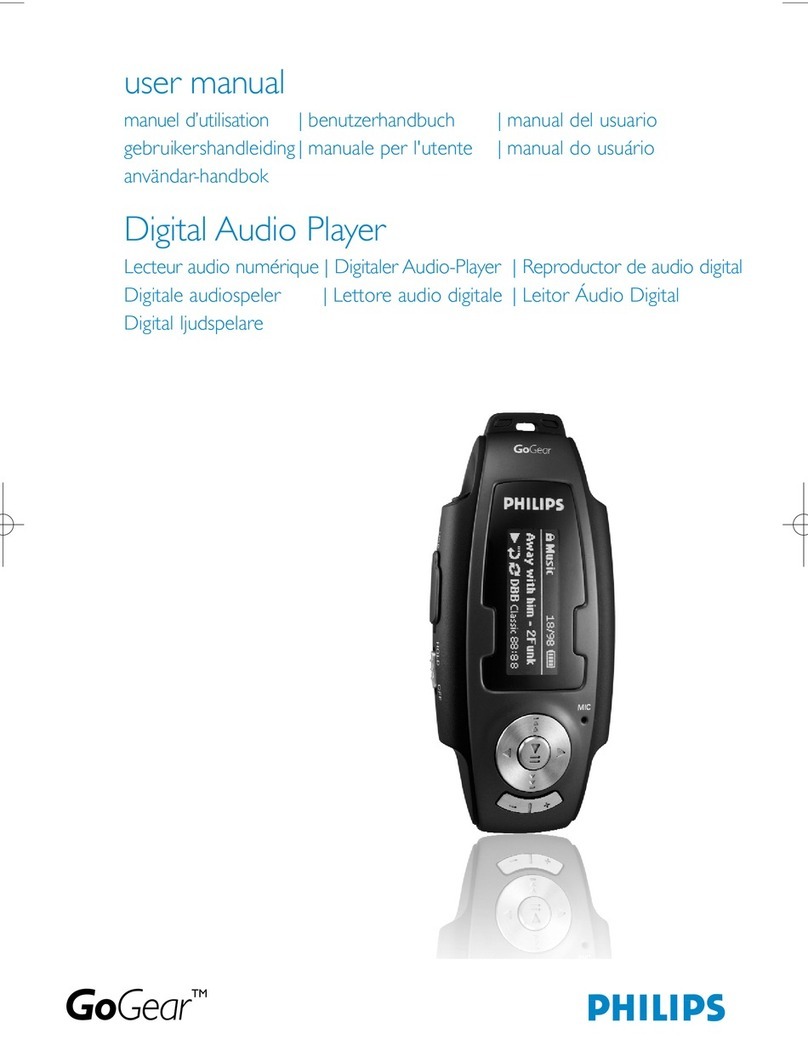 Philips SA260/00 User manual