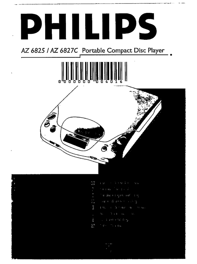 Philips AZ6825 User manual