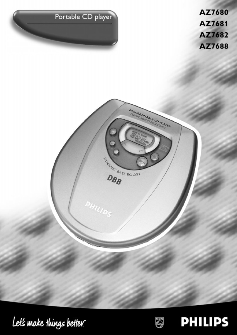 Philips AZ7680/00 User manual