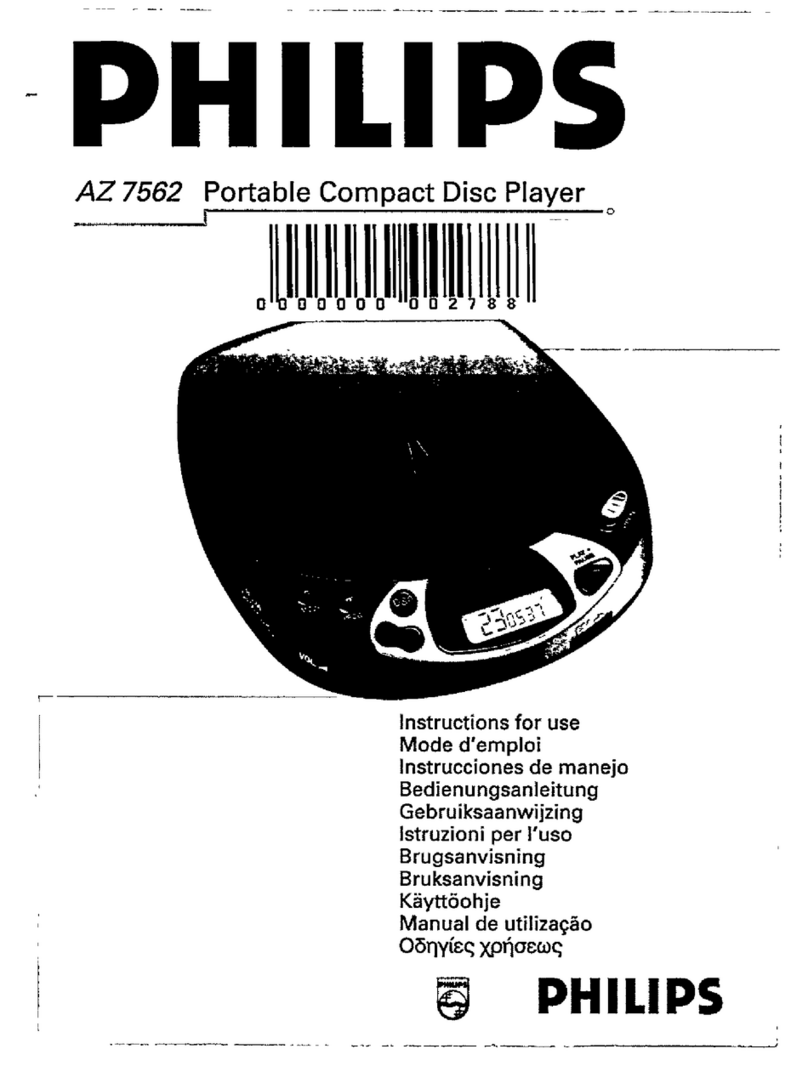 Philips AZ7562/05 Instructions for use