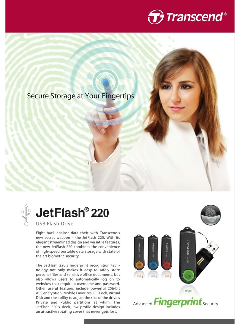 Transcend JetFlash 220 Brochure & specs