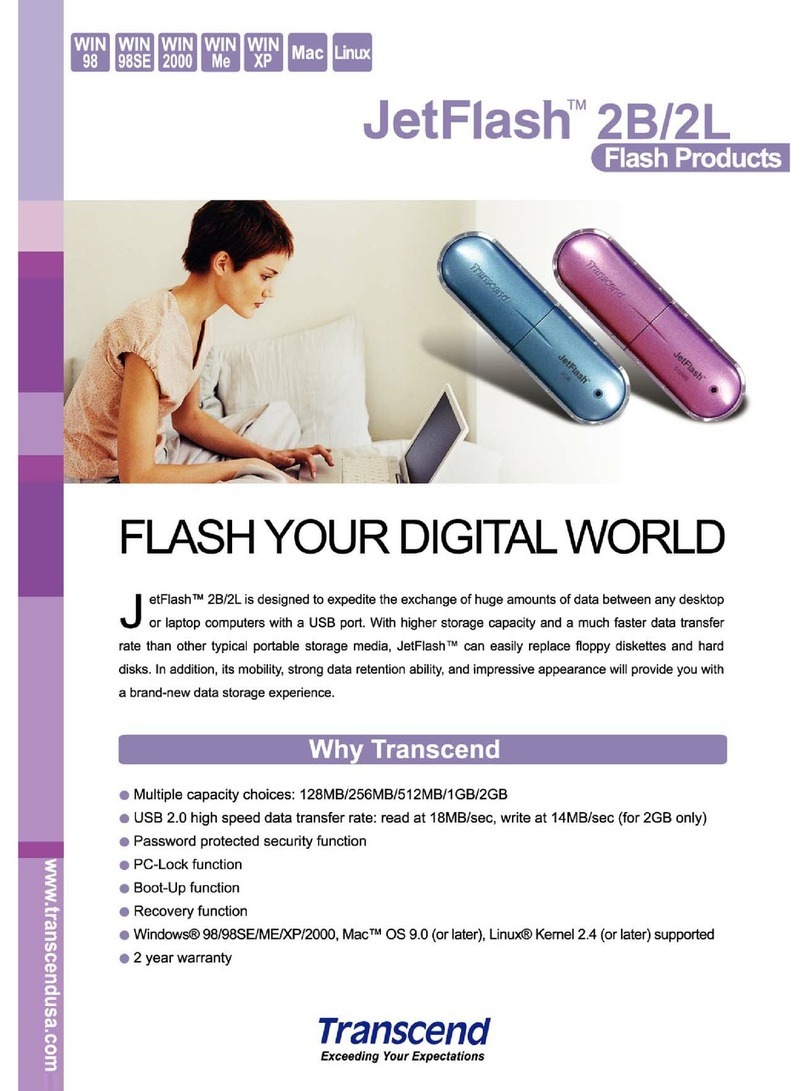 Transcend JetFlash 2B User manual