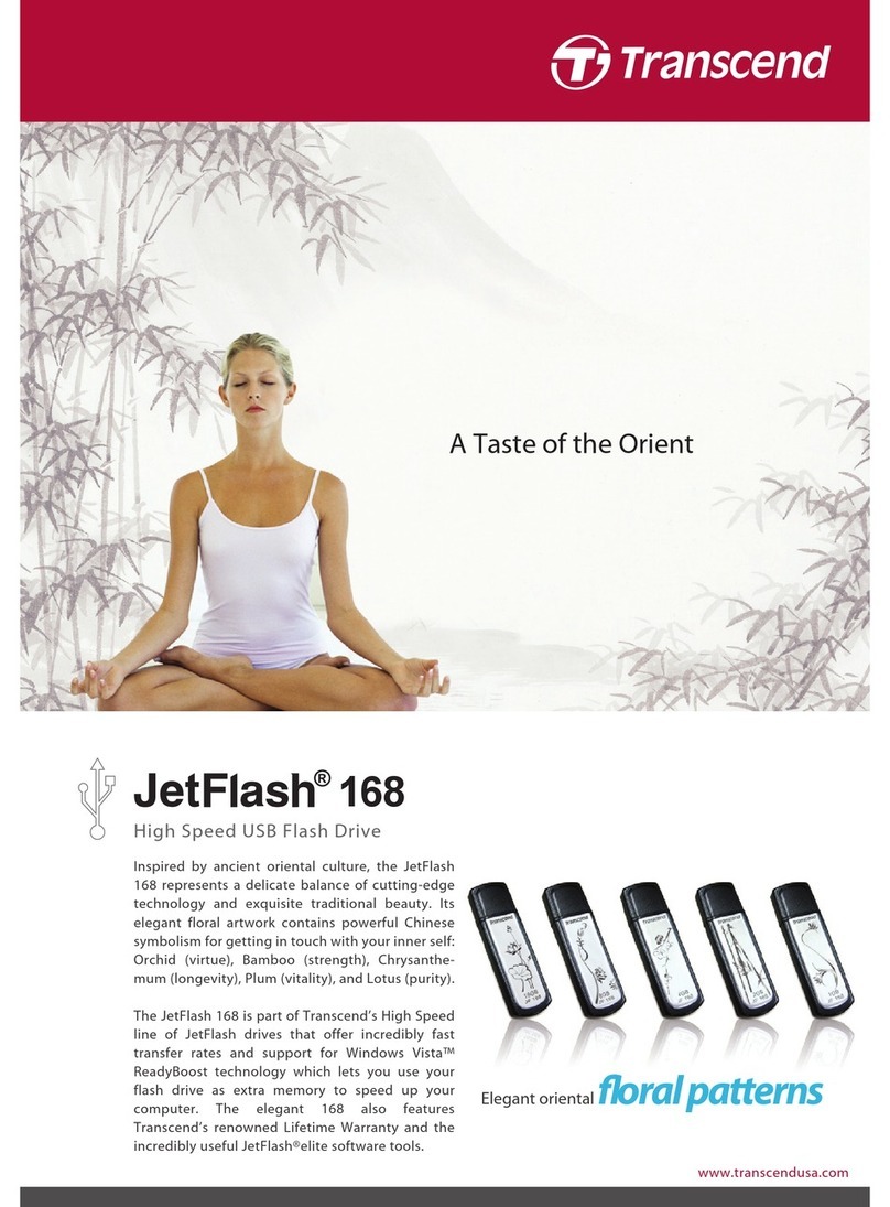Transcend JetFlash 168 User manual