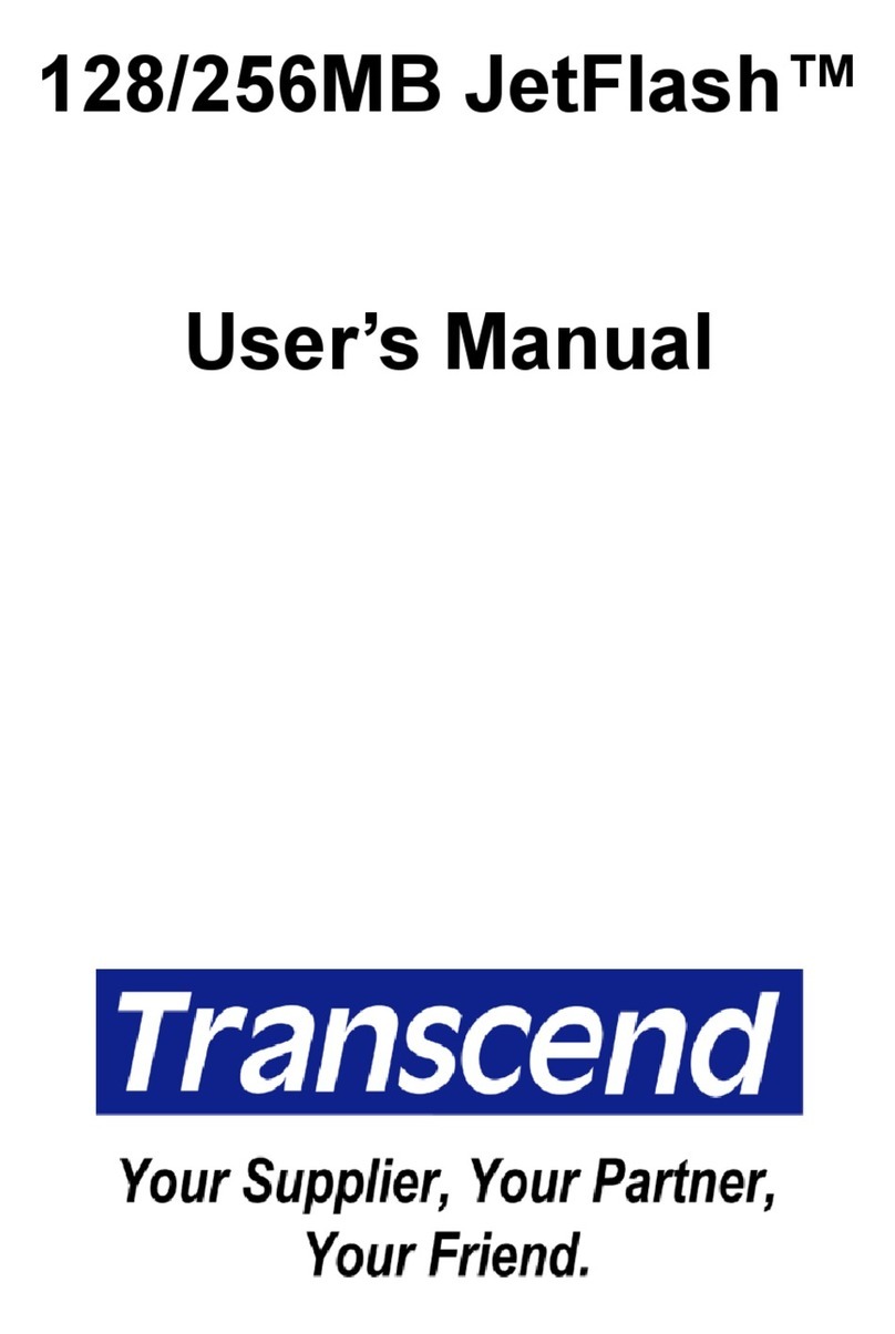 Transcend 128 User manual Transcend 128 User manual