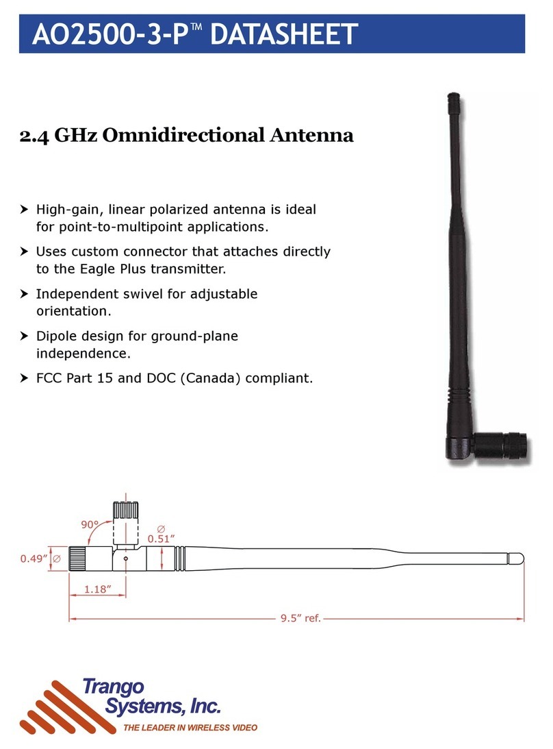 Trango Systems AO2500-3-PTM User manual
