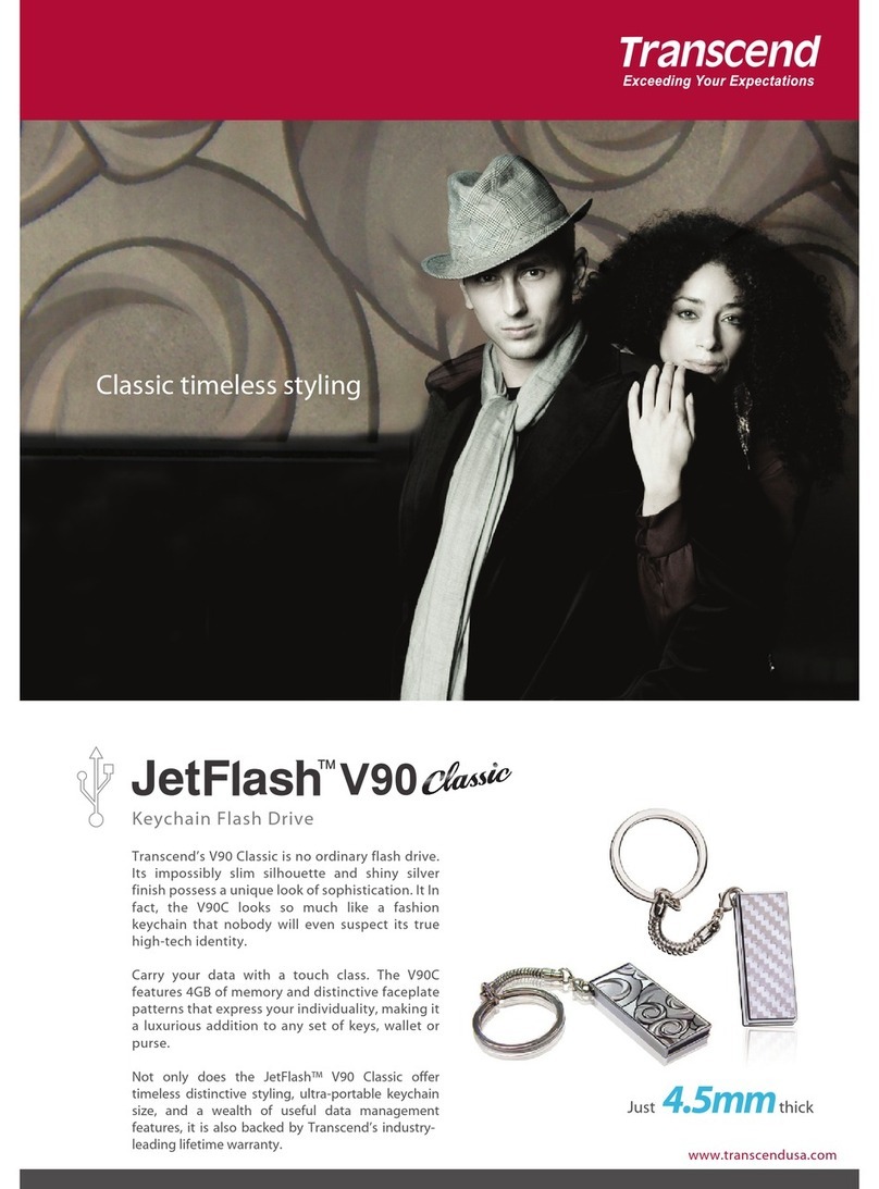 Transcend JetFlash V90 Classic Brochure & specs