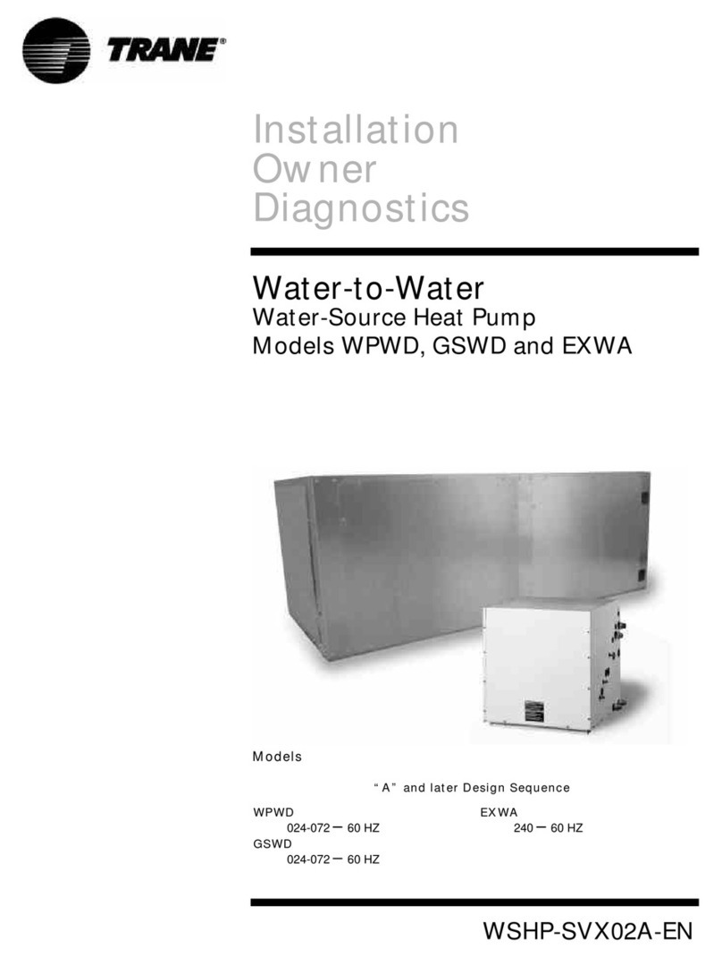 Trane EXWA User manual