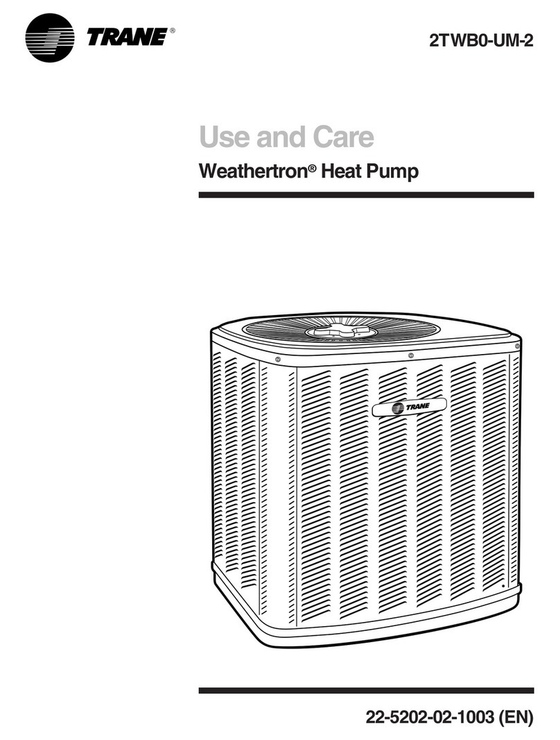 Trane 2TWB0-UM-2 Installation instructions Trane 2TWB0-UM-2 Installation instructions