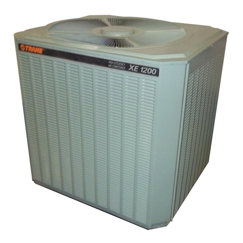 Trane XE1000 Installation instructions