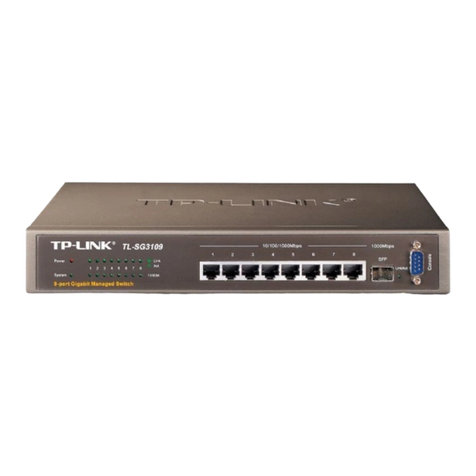 TP-Link TL-SG3109 - Switch User manual TP-Link TL-SG3109 - Switch User manual