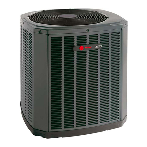 Trane Central  Air Conditioning Installation instructions
