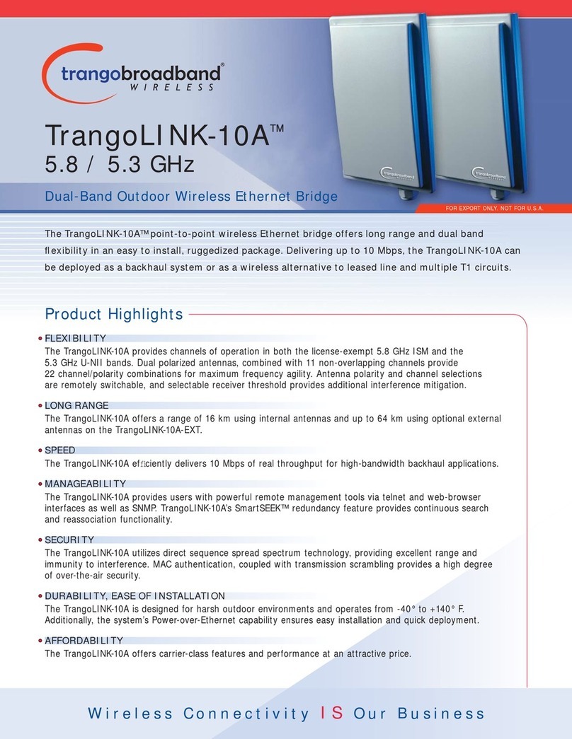 Trango Systems Trango TrangoLink-10A Specifications