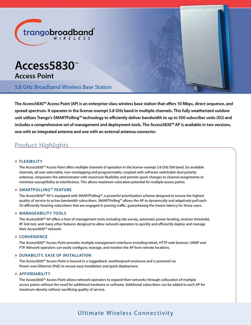 Trango Systems Access5830 User manual