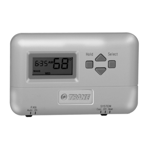 Trane TAYSTAT 340 User manual