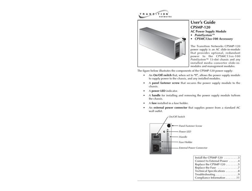 Transition Networks CPSMP-120 User manual
