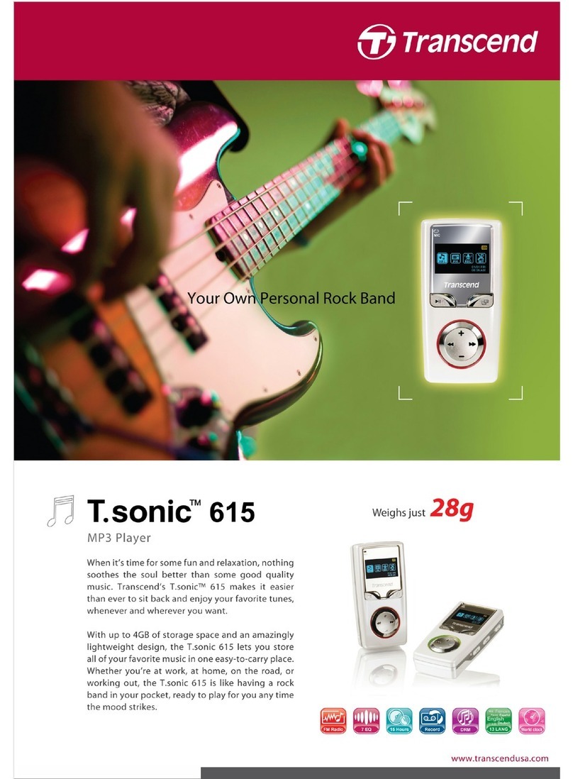Transcend T.sonic 615 Brochure & specs